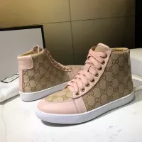 Cheap Gucci High Tops Shoes For Women #1292141 Replica Wholesale [$76.00 USD] [ITEM#1292141] on Replica Gucci High Tops Shoes