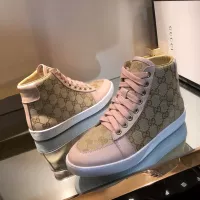 Cheap Gucci High Tops Shoes For Women #1292141 Replica Wholesale [$76.00 USD] [ITEM#1292141] on Replica Gucci High Tops Shoes