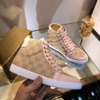 Cheap Gucci High Tops Shoes For Women #1292141 Replica Wholesale [$76.00 USD] [ITEM#1292141] on Replica Gucci High Tops Shoes