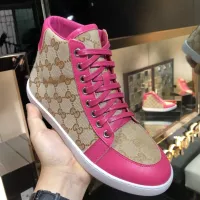 Cheap Gucci High Tops Shoes For Women #1292142 Replica Wholesale [$76.00 USD] [ITEM#1292142] on Replica Gucci High Tops Shoes