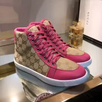 Cheap Gucci High Tops Shoes For Women #1292142 Replica Wholesale [$76.00 USD] [ITEM#1292142] on Replica Gucci High Tops Shoes