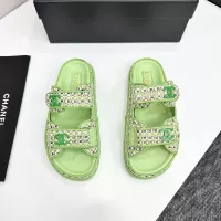 Cheap Chanel Slippers For Women #1292259 Replica Wholesale [$105.00 USD] [ITEM#1292259] on Replica Chanel Slippers