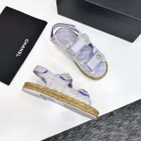 Cheap Chanel Sandal For Women #1292265 Replica Wholesale [$105.00 USD] [ITEM#1292265] on Replica Chanel Sandal