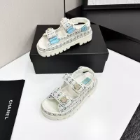 Cheap Chanel Sandal For Women #1292303 Replica Wholesale [$108.00 USD] [ITEM#1292303] on Replica Chanel Sandal