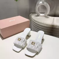 Cheap MIU MIU Slippers For Women #1292322 Replica Wholesale [$92.00 USD] [ITEM#1292322] on Replica MIU MIU Slippers