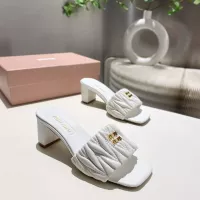 Cheap MIU MIU Slippers For Women #1292322 Replica Wholesale [$92.00 USD] [ITEM#1292322] on Replica MIU MIU Slippers