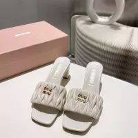 Cheap MIU MIU Slippers For Women #1292323 Replica Wholesale [$92.00 USD] [ITEM#1292323] on Replica MIU MIU Slippers