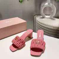 Cheap MIU MIU Slippers For Women #1292327 Replica Wholesale [$92.00 USD] [ITEM#1292327] on Replica MIU MIU Slippers