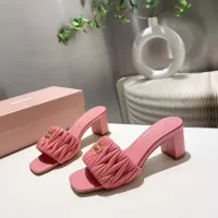 Cheap MIU MIU Slippers For Women #1292327 Replica Wholesale [$92.00 USD] [ITEM#1292327] on Replica MIU MIU Slippers