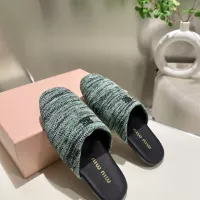 Cheap MIU MIU Slippers For Women #1292330 Replica Wholesale [$92.00 USD] [ITEM#1292330] on Replica MIU MIU Slippers