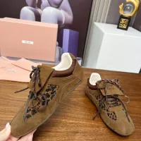 Cheap MIU MIU Casual Shoes For Women #1292334 Replica Wholesale [$88.00 USD] [ITEM#1292334] on Replica MIU MIU Casual Shoes