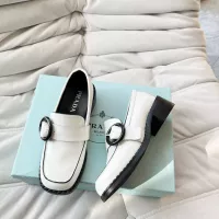 Cheap Prada Leather Shoes For Women #1292460 Replica Wholesale [$102.00 USD] [ITEM#1292460] on Replica Prada Leather Shoes