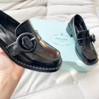 Cheap Prada Leather Shoes For Women #1292462 Replica Wholesale [$102.00 USD] [ITEM#1292462] on Replica Prada Leather Shoes