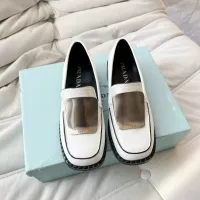 Cheap Prada Leather Shoes For Women #1292480 Replica Wholesale [$102.00 USD] [ITEM#1292480] on Replica Prada Leather Shoes