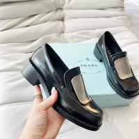 Cheap Prada Leather Shoes For Women #1292482 Replica Wholesale [$102.00 USD] [ITEM#1292482] on Replica Prada Leather Shoes