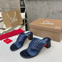 Cheap Christian Louboutin CL Slippers For Women #1292489 Replica Wholesale [$96.00 USD] [ITEM#1292489] on Replica Christian Louboutin CL Slippers