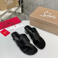 Cheap Christian Louboutin CL Slippers For Women #1292490 Replica Wholesale [$96.00 USD] [ITEM#1292490] on Replica Christian Louboutin CL Slippers