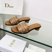 Cheap Christian Dior Slippers For Women #1292545 Replica Wholesale [$88.00 USD] [ITEM#1292545] on Replica Christian Dior Slippers