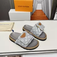 Cheap Louis Vuitton Slippers For Women #1292556 Replica Wholesale [$80.00 USD] [ITEM#1292556] on Replica Louis Vuitton Slippers