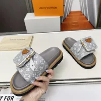 Cheap Louis Vuitton Slippers For Women #1292556 Replica Wholesale [$80.00 USD] [ITEM#1292556] on Replica Louis Vuitton Slippers