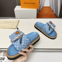 Cheap Louis Vuitton Slippers For Women #1292557 Replica Wholesale [$80.00 USD] [ITEM#1292557] on Replica Louis Vuitton Slippers