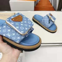 Cheap Louis Vuitton Slippers For Women #1292557 Replica Wholesale [$80.00 USD] [ITEM#1292557] on Replica Louis Vuitton Slippers