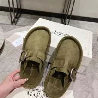 Cheap Alexander McQueen Slippers For Women #1292591 Replica Wholesale [$115.00 USD] [ITEM#1292591] on Replica Alexander McQueen Slippers