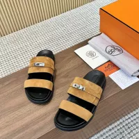 Cheap Hermes Slippers For Men #1292626 Replica Wholesale [$82.00 USD] [ITEM#1292626] on Replica Hermes Slippers