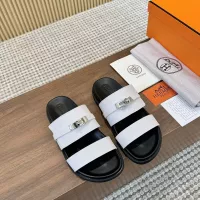 Cheap Hermes Slippers For Men #1292632 Replica Wholesale [$82.00 USD] [ITEM#1292632] on Replica Hermes Slippers