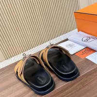 Cheap Hermes Slippers For Men #1292634 Replica Wholesale [$82.00 USD] [ITEM#1292634] on Replica Hermes Slippers