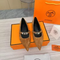 Cheap Hermes Flat Shoes For Women #1293084 Replica Wholesale [$102.00 USD] [ITEM#1293084] on Replica Hermes Flat Shoes