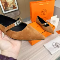 Cheap Hermes Flat Shoes For Women #1293084 Replica Wholesale [$102.00 USD] [ITEM#1293084] on Replica Hermes Flat Shoes