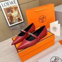 Cheap Hermes Flat Shoes For Women #1293089 Replica Wholesale [$102.00 USD] [ITEM#1293089] on Replica Hermes Flat Shoes