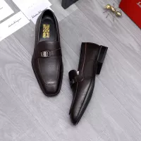 Cheap Salvatore Ferragamo Leather Shoes For Men #1293094 Replica Wholesale [$85.00 USD] [ITEM#1293094] on Replica Salvatore Ferragamo Leather Shoes