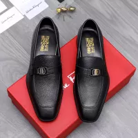 Cheap Salvatore Ferragamo Leather Shoes For Men #1293095 Replica Wholesale [$85.00 USD] [ITEM#1293095] on Replica Salvatore Ferragamo Leather Shoes