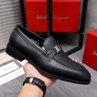 Cheap Salvatore Ferragamo Leather Shoes For Men #1293095 Replica Wholesale [$85.00 USD] [ITEM#1293095] on Replica Salvatore Ferragamo Leather Shoes