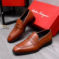 Cheap Salvatore Ferragamo Leather Shoes For Men #1293114 Replica Wholesale [$85.00 USD] [ITEM#1293114] on Replica Salvatore Ferragamo Leather Shoes