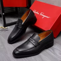 Cheap Salvatore Ferragamo Leather Shoes For Men #1293119 Replica Wholesale [$85.00 USD] [ITEM#1293119] on Replica Salvatore Ferragamo Leather Shoes