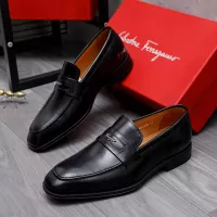 Cheap Salvatore Ferragamo Leather Shoes For Men #1293121 Replica Wholesale [$85.00 USD] [ITEM#1293121] on Replica Salvatore Ferragamo Leather Shoes