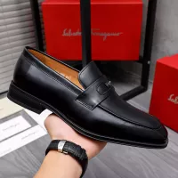 Cheap Salvatore Ferragamo Leather Shoes For Men #1293121 Replica Wholesale [$85.00 USD] [ITEM#1293121] on Replica Salvatore Ferragamo Leather Shoes