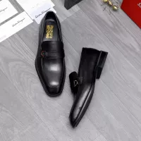 Cheap Salvatore Ferragamo Leather Shoes For Men #1293126 Replica Wholesale [$85.00 USD] [ITEM#1293126] on Replica Salvatore Ferragamo Leather Shoes