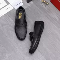 Cheap Salvatore Ferragamo Leather Shoes For Men #1293131 Replica Wholesale [$85.00 USD] [ITEM#1293131] on Replica Salvatore Ferragamo Leather Shoes