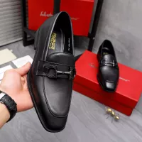 Cheap Salvatore Ferragamo Leather Shoes For Men #1293135 Replica Wholesale [$85.00 USD] [ITEM#1293135] on Replica Salvatore Ferragamo Leather Shoes