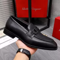 Cheap Salvatore Ferragamo Leather Shoes For Men #1293135 Replica Wholesale [$85.00 USD] [ITEM#1293135] on Replica Salvatore Ferragamo Leather Shoes