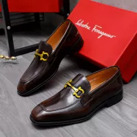 Cheap Salvatore Ferragamo Leather Shoes For Men #1293138 Replica Wholesale [$85.00 USD] [ITEM#1293138] on Replica Salvatore Ferragamo Leather Shoes