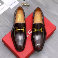 Cheap Salvatore Ferragamo Leather Shoes For Men #1293138 Replica Wholesale [$85.00 USD] [ITEM#1293138] on Replica Salvatore Ferragamo Leather Shoes