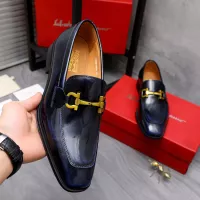 Cheap Salvatore Ferragamo Leather Shoes For Men #1293139 Replica Wholesale [$85.00 USD] [ITEM#1293139] on Replica Salvatore Ferragamo Leather Shoes