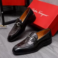 Cheap Salvatore Ferragamo Leather Shoes For Men #1293140 Replica Wholesale [$85.00 USD] [ITEM#1293140] on Replica Salvatore Ferragamo Leather Shoes