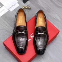 Cheap Salvatore Ferragamo Leather Shoes For Men #1293140 Replica Wholesale [$85.00 USD] [ITEM#1293140] on Replica Salvatore Ferragamo Leather Shoes