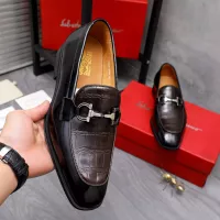 Cheap Salvatore Ferragamo Leather Shoes For Men #1293140 Replica Wholesale [$85.00 USD] [ITEM#1293140] on Replica Salvatore Ferragamo Leather Shoes